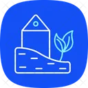 Amenagement Paysager Ecologique Icone Bleue Icon