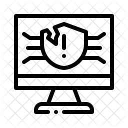 Amenazas a la ciberseguridad  Icono
