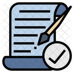 Amendment Icon - Download in Colored Outline Style