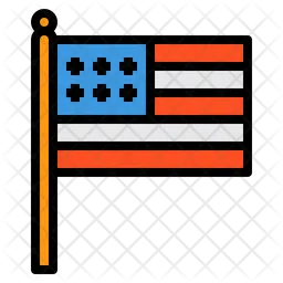America Flag  Icon