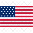 America Flag America States Icon