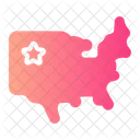 America Map  Icon