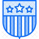America Shield Flag  Icon