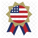 American Badge  Icon