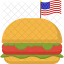 American Burger  Icône