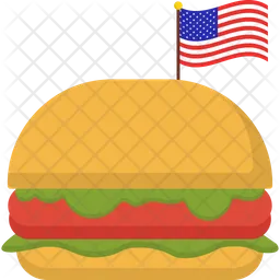 American Burger  Icon