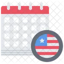 American Calendar  Icon