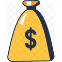 Yellow Dollar Cash Symbol