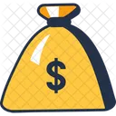 Yellow Dollar Cash Symbol
