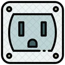 American electric socket  Icon