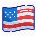 American flag  Icon