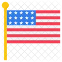 독립 깃발 깃발 미국 국기 아이콘