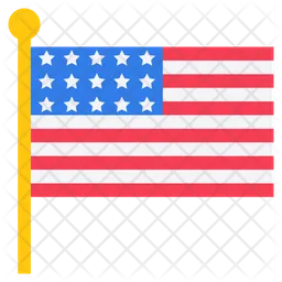 American flag  Icon