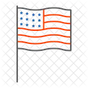 미국 사람 미국 국기 아이콘