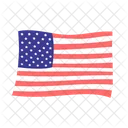 Flag American American Flag Waving Independence Day Icon