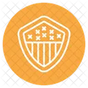 Emblem des amerikanischen Footballs  Symbol