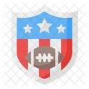 American football emblem  Icône