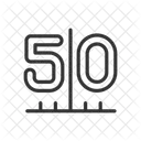 American Football Field Pitch Icon