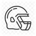 American Football Helmet Uniform Icon