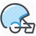 American Football Game Helmet Icon