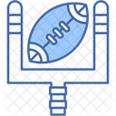 American Football Goal Rugby Ball Icon