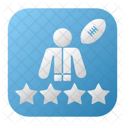 American-Football-Spielerbewertung  Symbol