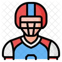 Amerikanischer Footballspieler  Symbol