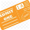 American Football Ticket  Icon