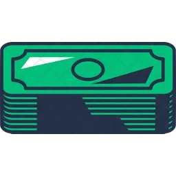 American Money Currency Cash Stack  Icon