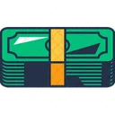 Bound Stack Banknote Icon