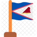 American Samoa Country Flag Icon