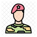 American Soldier Patriot Military Icon