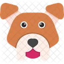 American Staffordshire Terr Portrait Canine Icon