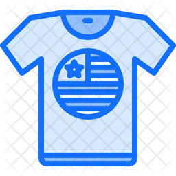 American T Shirt  Icon