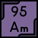 Americium Periodic Table Chemistry Icon