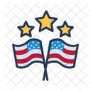 Amerika Flagge  Symbol