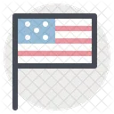 Amerikanisch Flagge Klettern Symbol