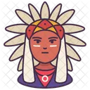 Indianer Geschichte Mann Symbol