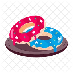 Amerikanische Donuts  Symbol