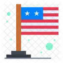 Amerikanische Flagge  Symbol