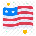 Amerikanische Flagge  Symbol