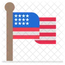 Amerikanische Flagge  Symbol