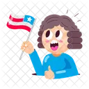 Geschichte Der USA Event Feier Vereinigte Staaten Symbol