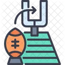 American Football Torpfosten Fussball Symbol