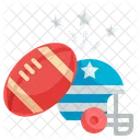 Amerikanischer Fußball  Symbol