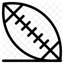 Amerikanischer Fußball  Symbol