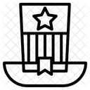 Amerikanischer Hut  Symbol