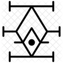 Indianer Stammessymbol Amerikanisches Zeichen Symbol