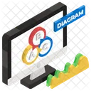 Diagrama De Venn Grafico De Venn Datos En Linea Icono