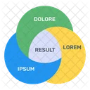 Diagrama de Venn  Icono